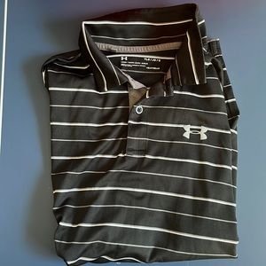 Boys Large under Armour shirt sleeve golf shirt